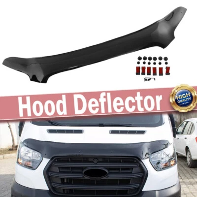 Fits 2015-2020 Ford Transit Car Front Hood Protector Bug Shield Guard Deflector - Imagem 1 de 4