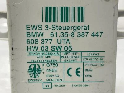 BMW 328 1999 OEM inmovilizador bloqueo robo módulo de control informático 61358387447 Foto 1 de 4