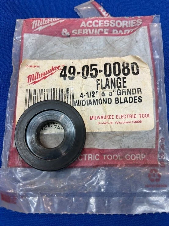 Brida de respaldo Milwaukee Electric 49-05-0080 OEM Foto 1 de 1