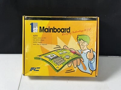 Placa madre FIC 1ª placa base Socket A AZ11 CPU A TRAVÉS chipset KT133 - AGP4X Foto 1 de 4