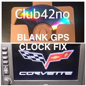 Corvette C6 NAV Navigation Blank Clock Fix V.2 OEM 2005 2006 2007 2008 2009 2010