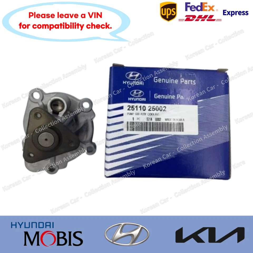 2511025002 Bomba de agua genuina para Hyundai Tucson Santa Fe Sonata 2006-2012 Foto 1 de 4
