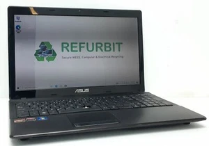 Asus K53U - AMD C-50 1GHz - 2GB RAM - 15.6" - 120GB SSD - Windows 10 - Picture 1 of 7