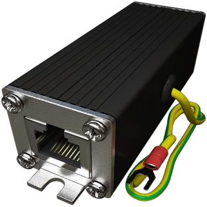 Tupavco TP302 Ethernet Surge Protector PoE++ Gigabit RJ45 Lightning Suppressor - Picture 1 of 6