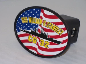 USS WILLIAM H STANDLEY CG 32 Hitch Cover Military USN U S Navy - Bild 1 von 4