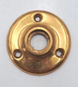 Antique/Vintage Brass or Bronze Door Knob Rosette Victorian Fancy Door Hardware - Picture 1 of 6