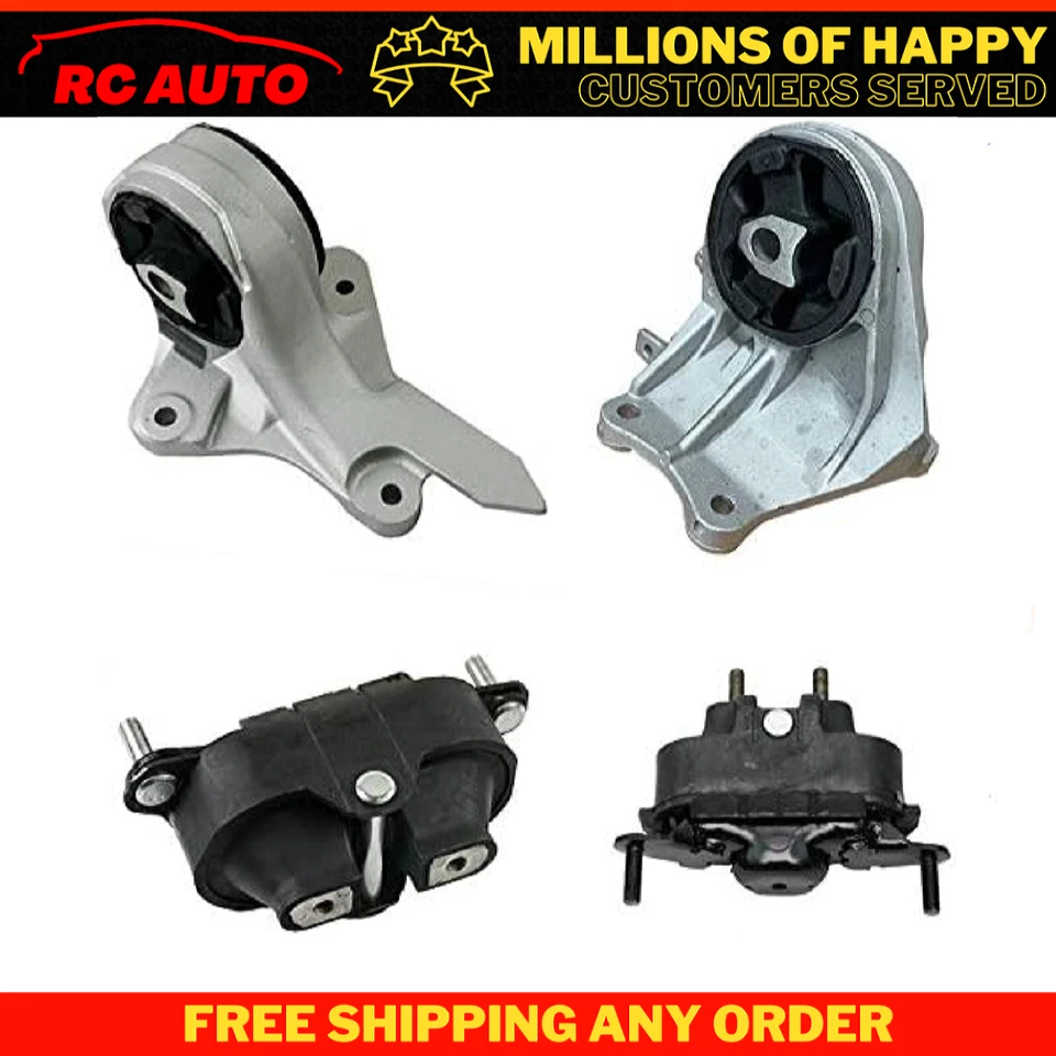 Juego de montaje de motor y transmisión de 3,9 L para Chevrolet Malibu 2006-2007 4 piezas Foto 1 de 1