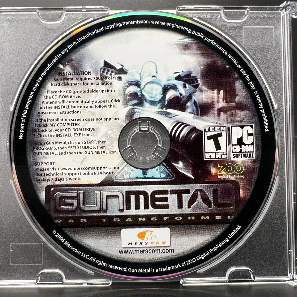 Gun Metal: War Transformed (PC, 2006) *GAME DISC ONLY - READ* - Image 1 of 1