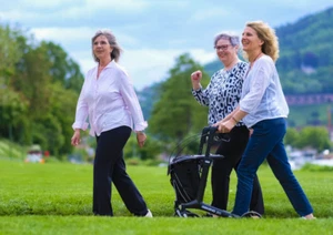 Leichtgewicht Rollator Gemino 30 Carbon leicht wendig stabil Innen- und Außen - Bild 1 von 4