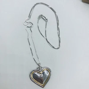 BGE .925 Chain & Heart Ingraved Heart With Diamond Accent 925 Daughter-in- Law - Picture 1 of 5