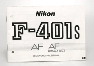 Nikon F- 401s AF AF Quartz Date Bedienungsanleitung - Bild 1 von 1