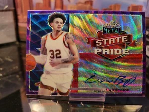 CHRISTIAN BISHOP Auto 2023 Leaf Metal Longhorns 23/25 Free Combined Shipping - Picture 1 of 2