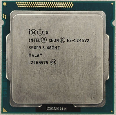 Intel Xeon E3-1245v2 SR0P9 3.40GHz 8MB Socket LGA 1155 CPU Processor  ﻿ - Image 1 of 2