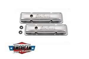 Ventildeckel Edelbrock Chevrolet Small Block -1986 Chrom Signature Serie - Bild 1 von 1
