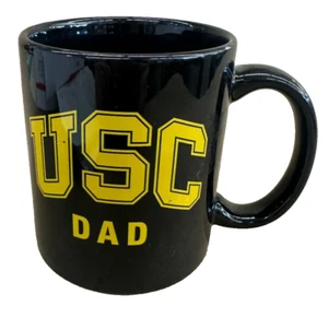 Coffee Mug USC Dad Black Yellow University Southern California Cup Father 3 3/4" - Picture 1 of 5