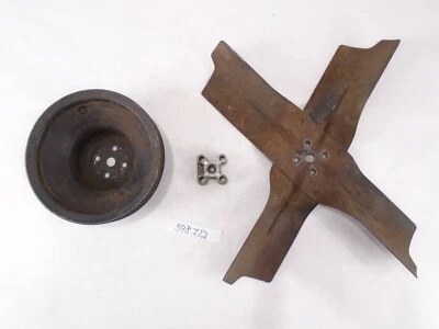 1957 Oldsmobile Super 88 с переменным током: вентилятор, прокладка, шкив OEM - Изображение 1 из 4