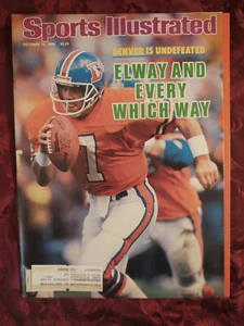 SPORTS ILLUSTRATED October 13 1986 JOHN ELWAY Don Mattingly Vinny Testaverde - Picture 1 of 1