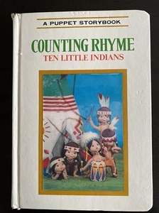 Vintage A Puppet Storybook Counting Rhyme Ten Little Indians 3D 1968 - Picture 1 of 9
