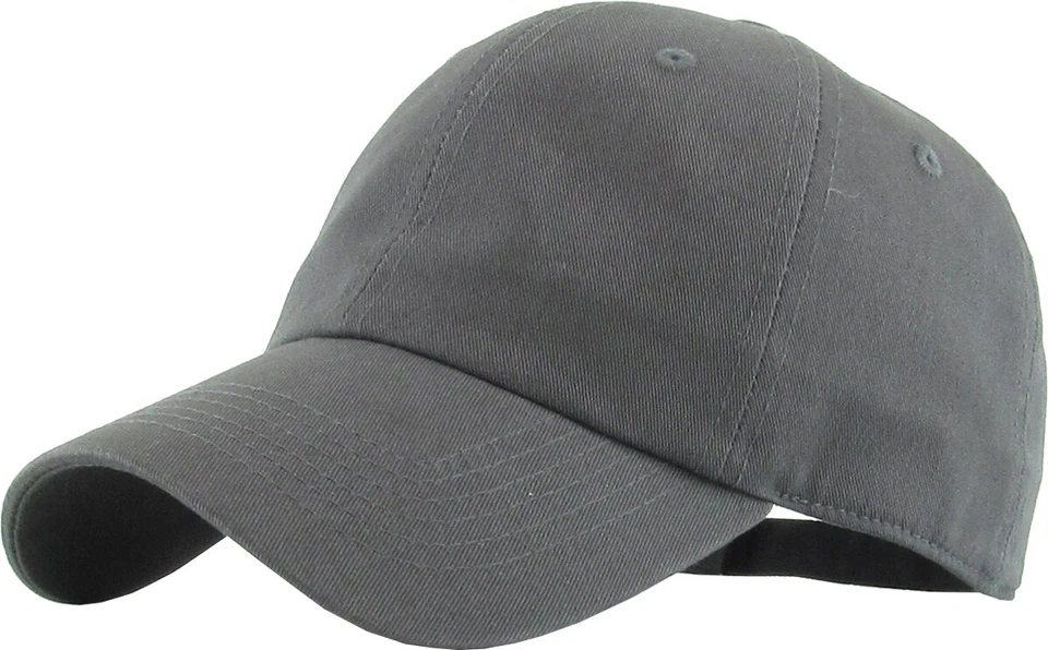 Cotton Cap Baseball Caps Hat Adjustable Polo Style Washed Plain Solid Visor - Image 1 of 1