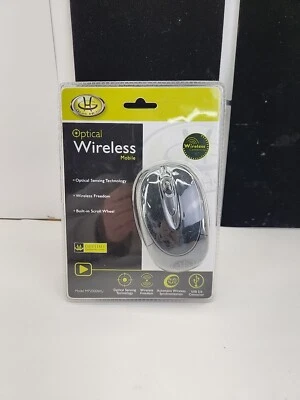 Gear Head Wireless Optical Mouse Model MP2000WU NIB  Black / Gray - Image 1 of 4