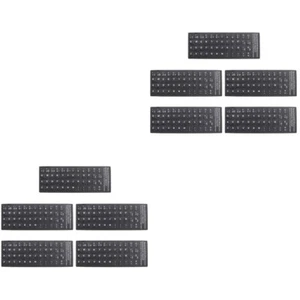  2 Pack Spanische Tastaturaufkleber Tastaturbeschriftungen Computerzubehör - Bild 1 von 12