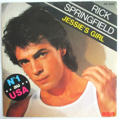 RICK SPRINGFIELD - FRANCE SP (7") "JESSIE'S GIRL" - Photo 1/2