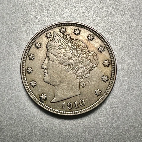 1910   LIBERTY V NICKEL    XF   KEY TYPE COIN   #3352 Cover