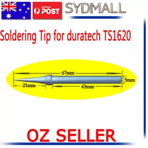 PUNTA DE ESTACIÓN DE SOLDADOR DE SOLDADURA para DURATECH B RHINO 40W TS-1620 TS-1622 - Imagen 1 de 3