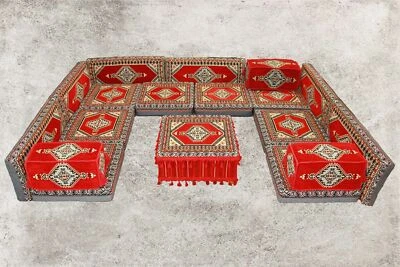 Orientalische Sitzecke, Orientalische Sitzkissen, Sark Kösesi, Kelim 18-tlg. 🌟✅ - Bild 1 von 2