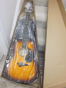 Dean Playmate dreadnought acoustic guitar-sunburst finish,new 'old stock'in box - Picture 1 of 11