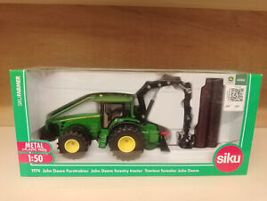 Siku 1974 1:50 Scale JD John Deere Forestry Tractor, NEW, Excelllent Condition