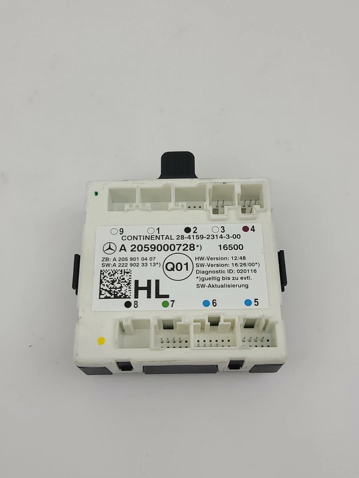 Unidad de control de puerta trasera izquierda OEM 2016 2017 2018 MERCEDES-BENZ GLC300 A2059000728 Foto 1 de 4