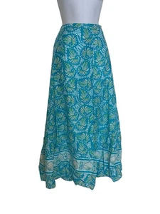 Lily Pulitzer Catalina Shell Floral Print Cotton Resort Palm Royale Maxi Skirt 2 - Picture 1 of 10