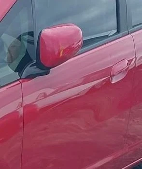 2009-2014 Honda Fit LH Driver Door Mirror Side View OEM - Image 1 of 4