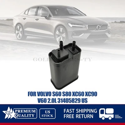 NEW Vapor Canister 31405829 For Volvo S60 S80 XC60 XC90 V60 2.0L US Foto 1 de 4