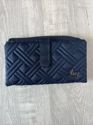 Lug ~ Cartera RFID Tranvía 2 ~ Azul Marino ~ ¡NUEVA SIN ETIQUETAS! Foto 1 de 4