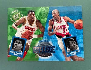 1994-95 Topps Stadium Club Hakeem Olajuwon/Clyde Drexler College Teammates #104 - Imagen 1 de 2