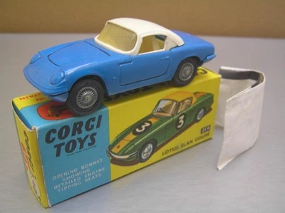 Corgi Toys 319 Lotus Elan Coupe with detachable chassis MIB Mint In Box Superb - Image 1 of 4