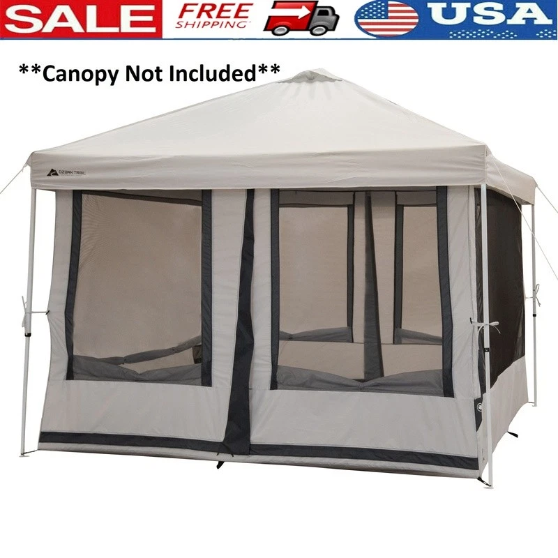 Tienda de campaña de conexión de casa con pantalla 2 en 1 para 7 personas con 2 puertas para camping patio trasero puerta trasera Foto 1 de 4