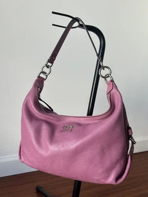 Y2K COACH 14304 Madison Hailey Purple Pink Leather Hobo Shoulder Bag No Hang Tag - Image 1 of 4