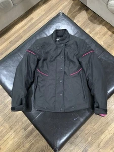 Bilt Pink and Black Women motorcycle jacket XS - Picture 1 of 5
