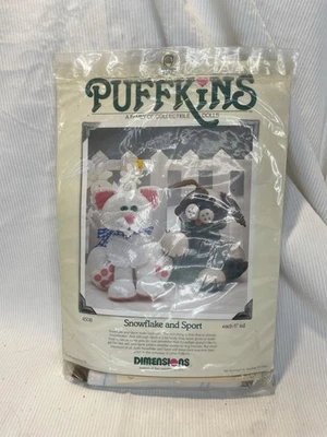 Kit Muñeca Dimensions Puffkins Copo de Nieve y Deporte 4508 Nuevo en Paquete Foto 1 de 4