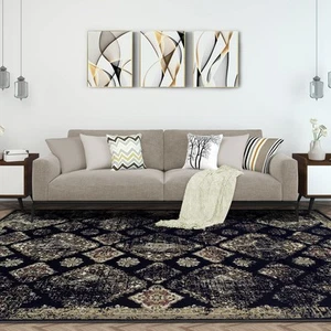 Indoor Area Rug, Jute Backed, Perfect for Entryway, Office, Living/Dining Roo... - Picture 1 of 5