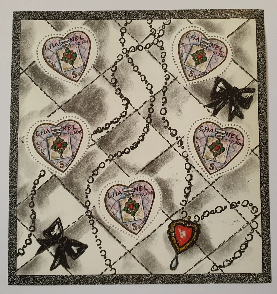 France: Bloc Y&T BF 66 Coeur Chanel Saint-Valentin - 2004 – NEUF**/MNH - Photo 1/1