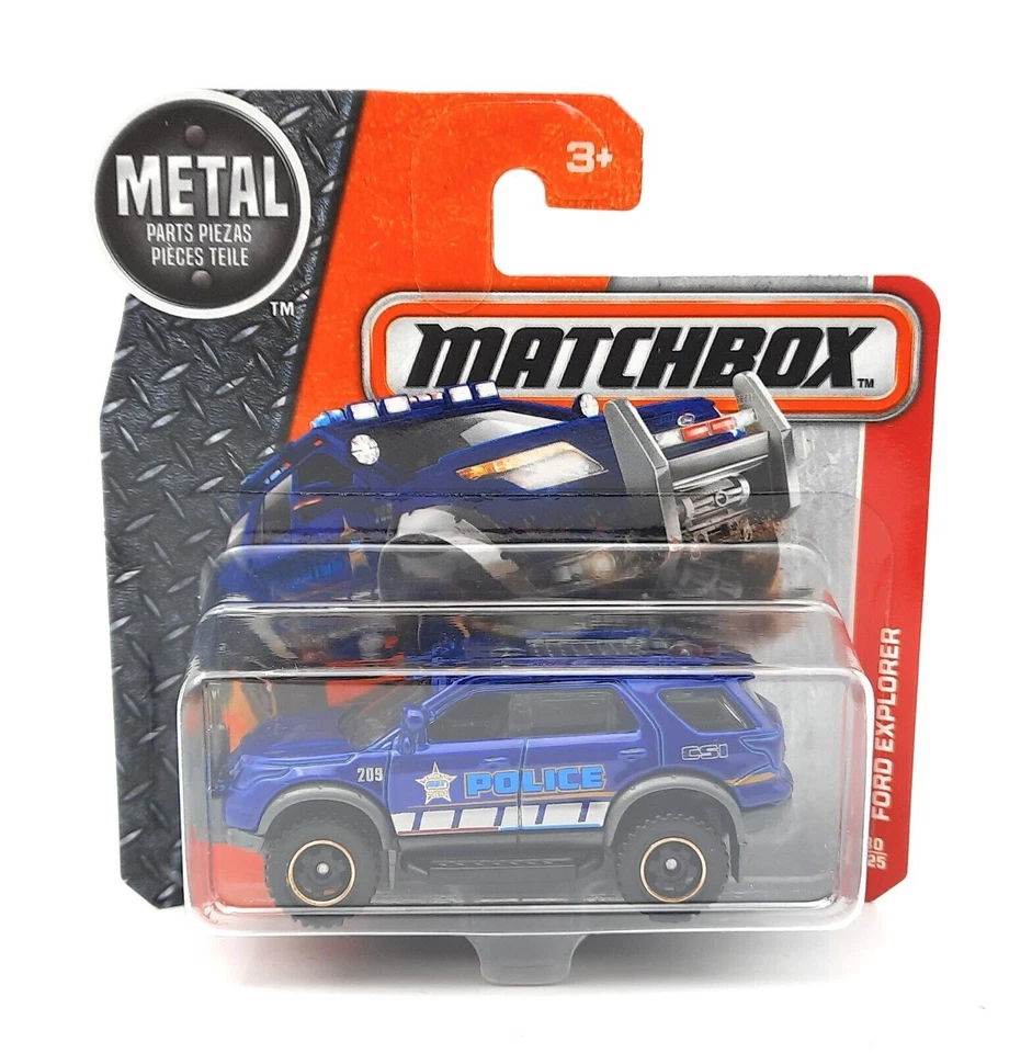 Matchbox Superfast Ford Explorer Police blue. MBX 80/ 2016. short card - Image 1 of 1