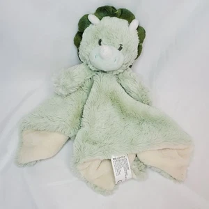 Manta de seguridad para bebé Kellytoy Luxe Dinosaurio Lovey 14" verde felpa sonajero Dino - Imagen 1 de 6