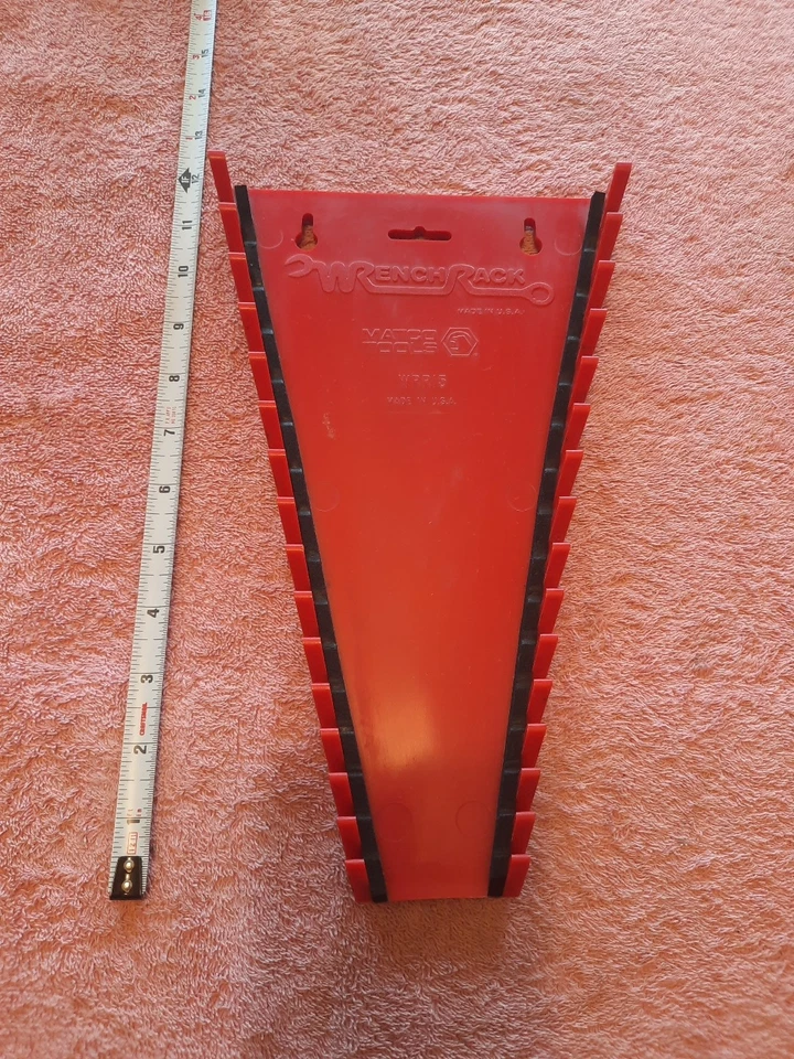 Matco Tools 15 Position Wrench Holder Storage Rack Plastic Red - Image 1 of 4