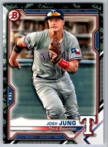2021 Bowman Prospects Josh Jung Texas Rangers #BP-38 - Picture 1 of 2
