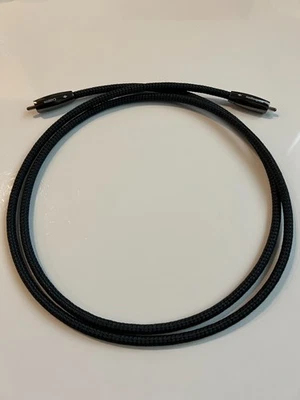 Audioquest Cavo audio digitale coassiale carbonio 1,5 m scatola aperta nuovo mai usato - Immagine 1 di 2