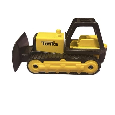 Veículo fundido Tonka Bulldozer amarelo 2020 Hasbro 20520WB diversão básica! Brinquedo - Imagem 1 de 4